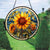 Plant Stained Glass Window Hangings Suncatcher Panel For Wall Garden
