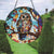 Plant Stained Glass Window Hangings Suncatcher Panel For Wall Garden