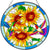 Hummingbird Stained Glass Window Hangings Suncatcher Panel For Wall Garden