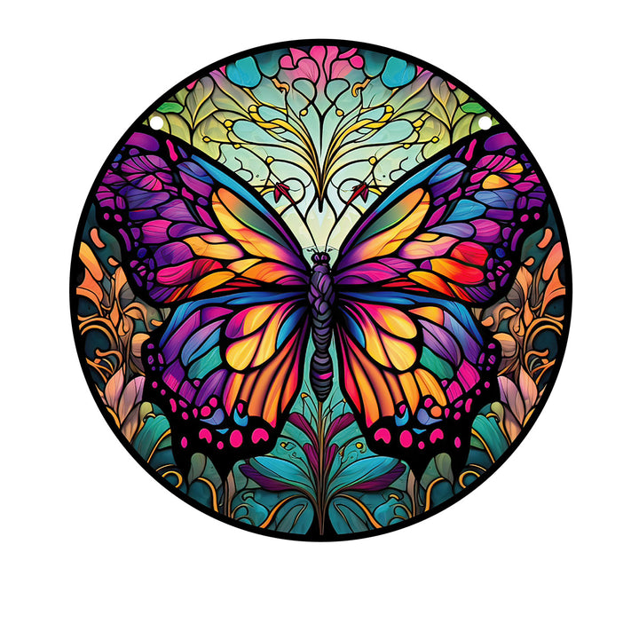 Cute Butterfly Acrylic Window Hangings Suncatcher For Wall Garden
