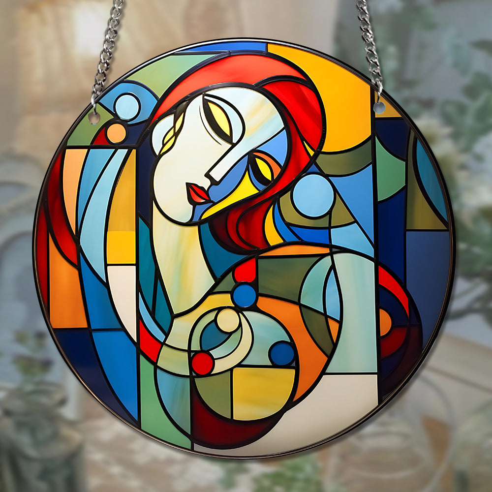 Van Gogh's Paintings Acrylic Window Hangings Suncatcher For Garden