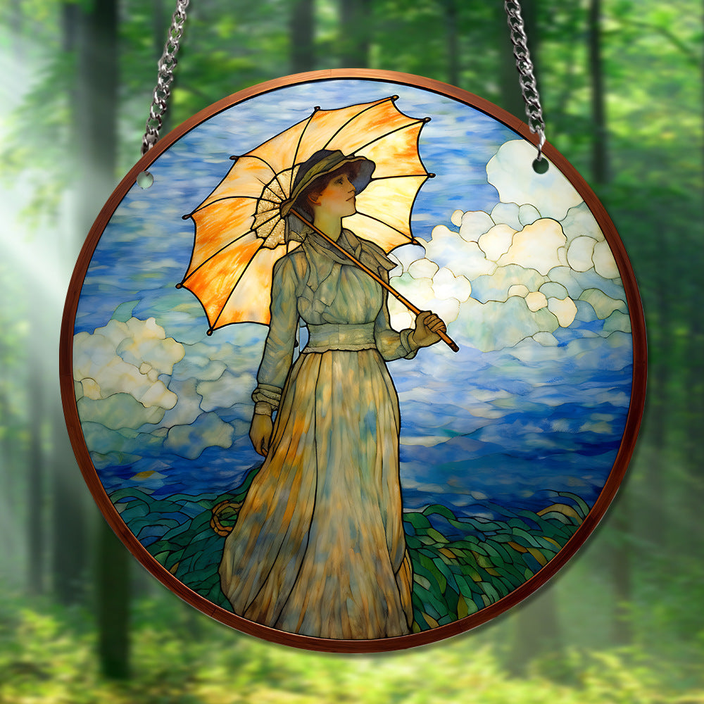 Van Gogh's Paintings Acrylic Window Hangings Suncatcher For Garden