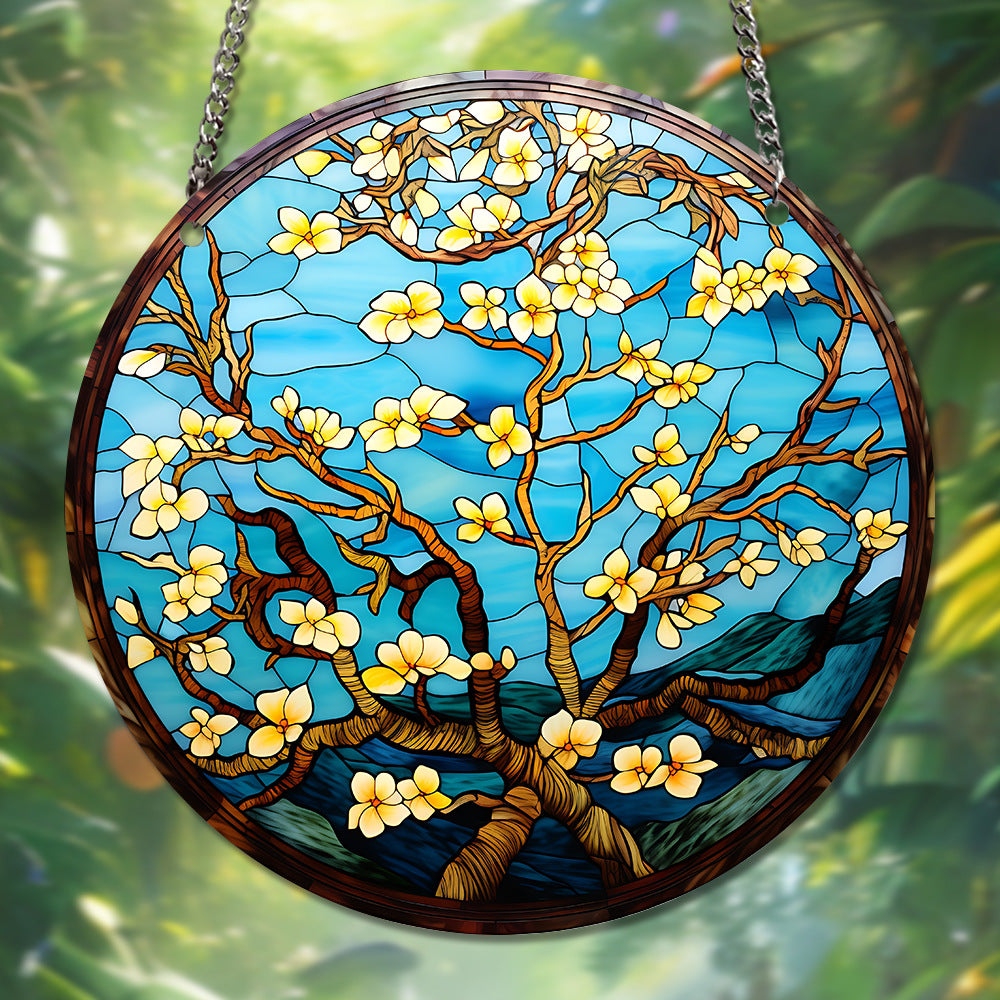 Van Gogh's Paintings Acrylic Window Hangings Suncatcher For Garden