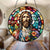 Jesus Dinner Acrylic Window Hangings Suncatcher For Wall Garden