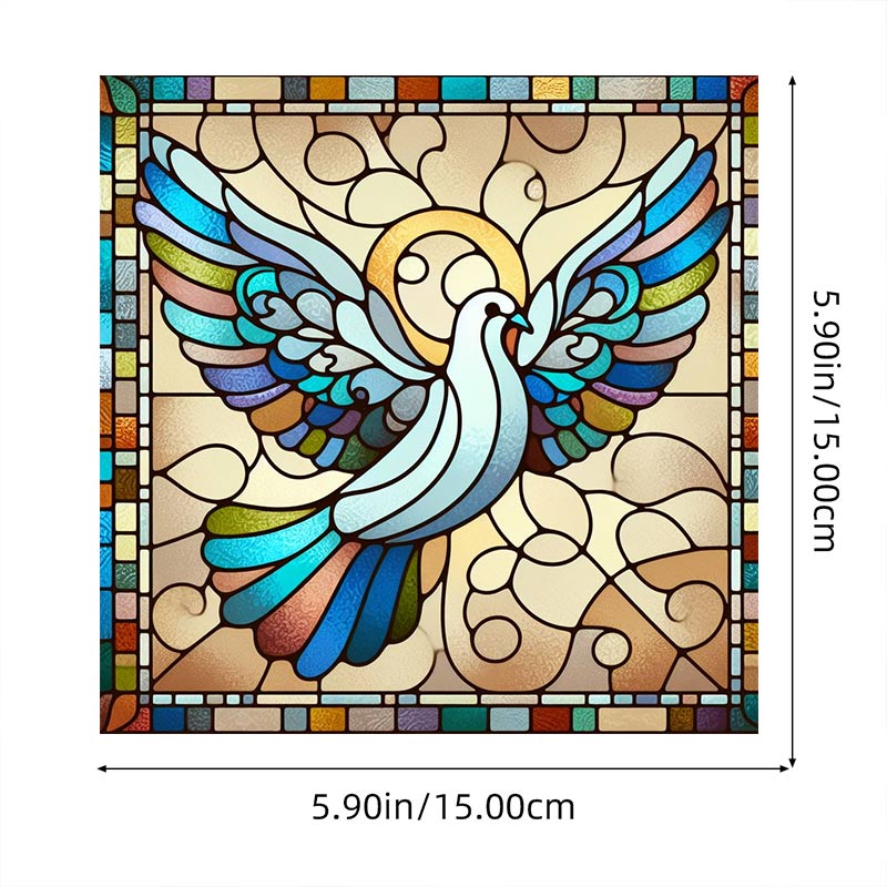 Peace Dove Acrylic Window Hangings Suncatcher For Wall Decor
