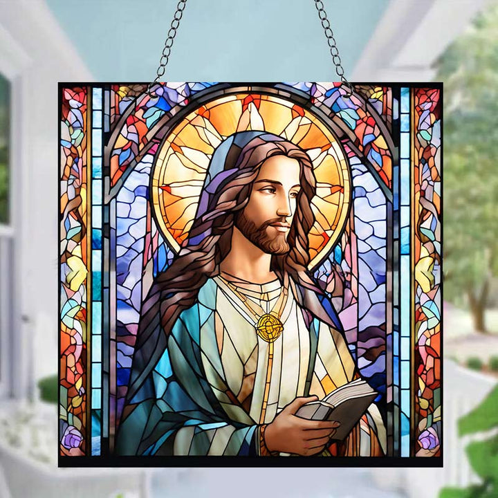 Patrist Stained Acrylic Window Hangings Suncatcher For Wall Decor