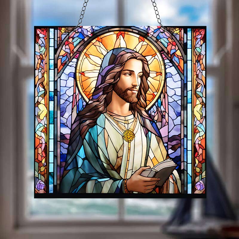 Patrist Stained Acrylic Window Hangings Suncatcher For Wall Decor