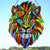Cartoon Lion Acrylic Window Hangings Suncatcher For Wall Decor