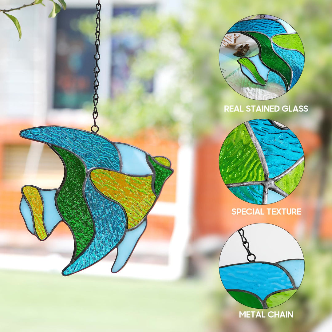Marine Animal Acrylic Window Hangings Suncatcher For Wall Decor