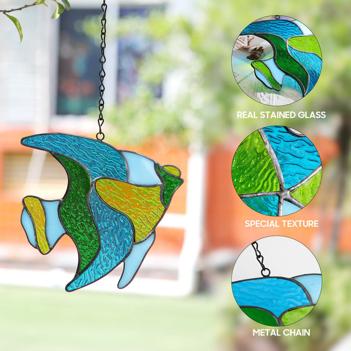 Marine Animal Acrylic Window Hangings Suncatcher For Wall Decor