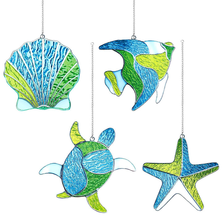 Marine Animal Acrylic Window Hangings Suncatcher For Wall Decor