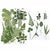 Press Green Leaves Series Decoration Material For DIY Diary