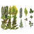 Press Green Leaves Series Decoration Material For DIY Diary