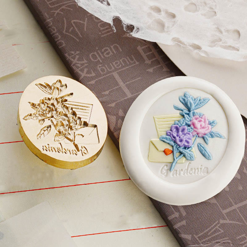 3D Art Relief Series Seal Wax Stamp Decorative Gift