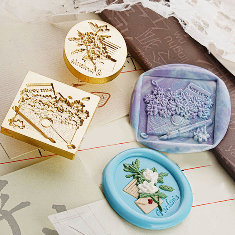 3D Art Relief Series Seal Wax Stamp Decorative Gift