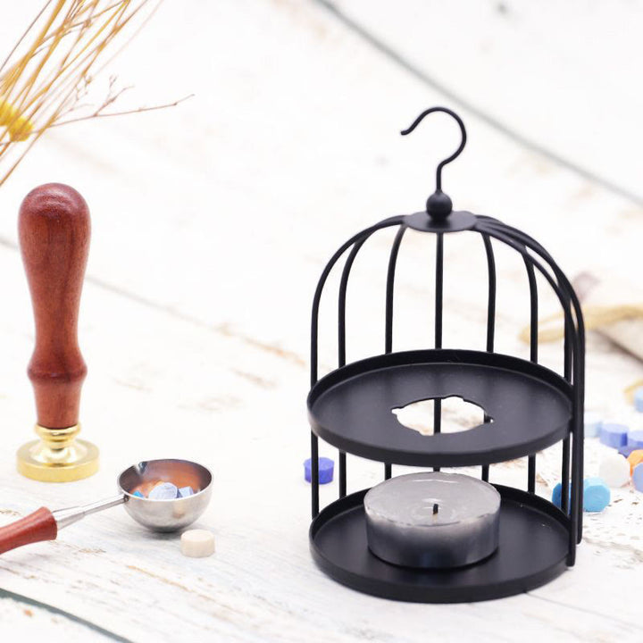 Bird Cage Wax Seal Furnace Creative DIY Tools for Wax Sealing Stamp