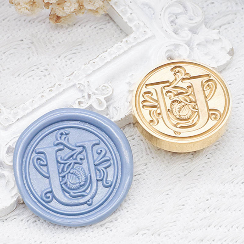 26 Capital Letter Series Seal Wax Stamp Decorative Gift