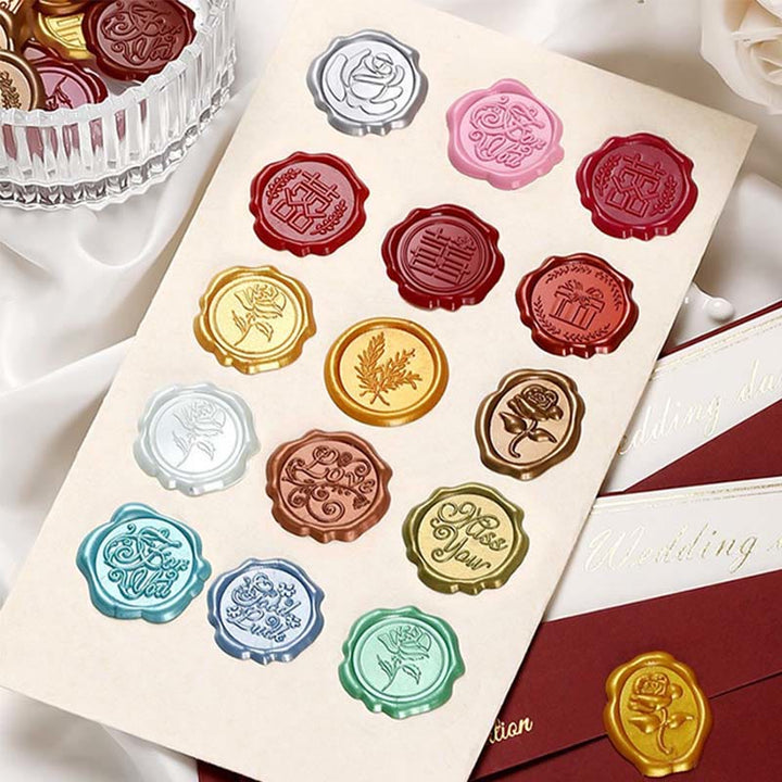 10pcs Tree Of Life Wax Seal Stamp Sticker For Envelope