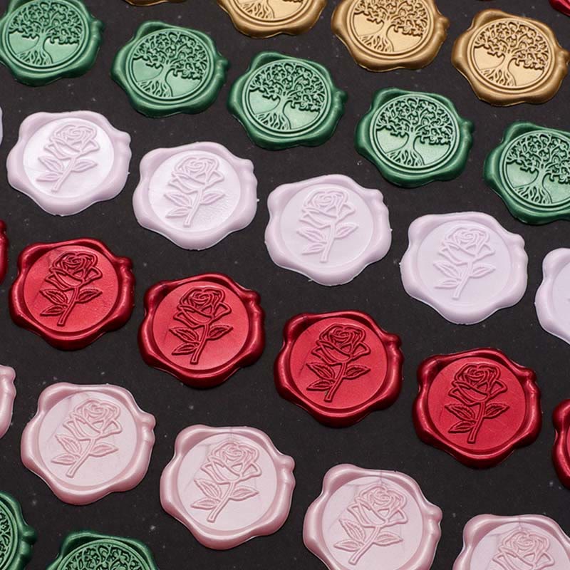 10pcs Tree Of Life Wax Seal Stamp Sticker For Envelope