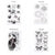 Clear Silicone Stamps for Card Transparent Ink Rubber Stamp Seal