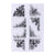 Clear Silicone Stamps Vintage Plants Animals Number & Alphabet Pattern Rubber Stamps