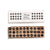 Typewriter Emoji Numbers Series Wooden Rubber Stamps Sets