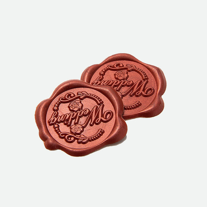 10pcs Wedding Wax Seal Stamp Sticker For Envelope