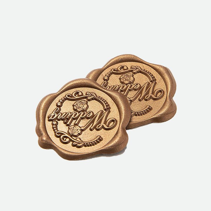 10pcs Wedding Wax Seal Stamp Sticker For Envelope