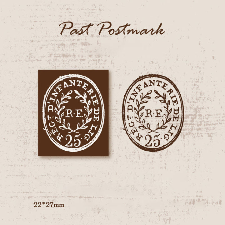 6 Styles Retro Wooden Rubber Stamps For Card Making