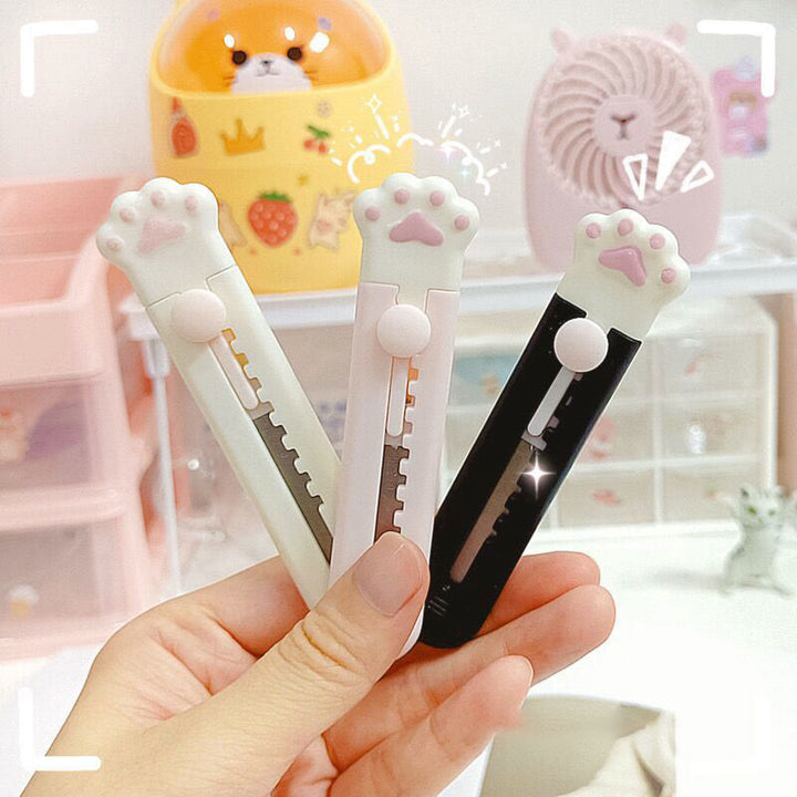 Express Cute Cat Claw Mini Pocketknife For Scrapbooking