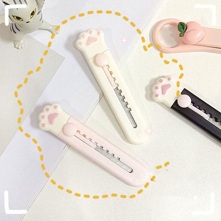 Express Cute Cat Claw Mini Pocketknife For Scrapbooking