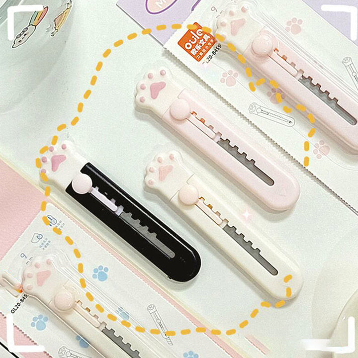 Express Cute Cat Claw Mini Pocketknife For Scrapbooking