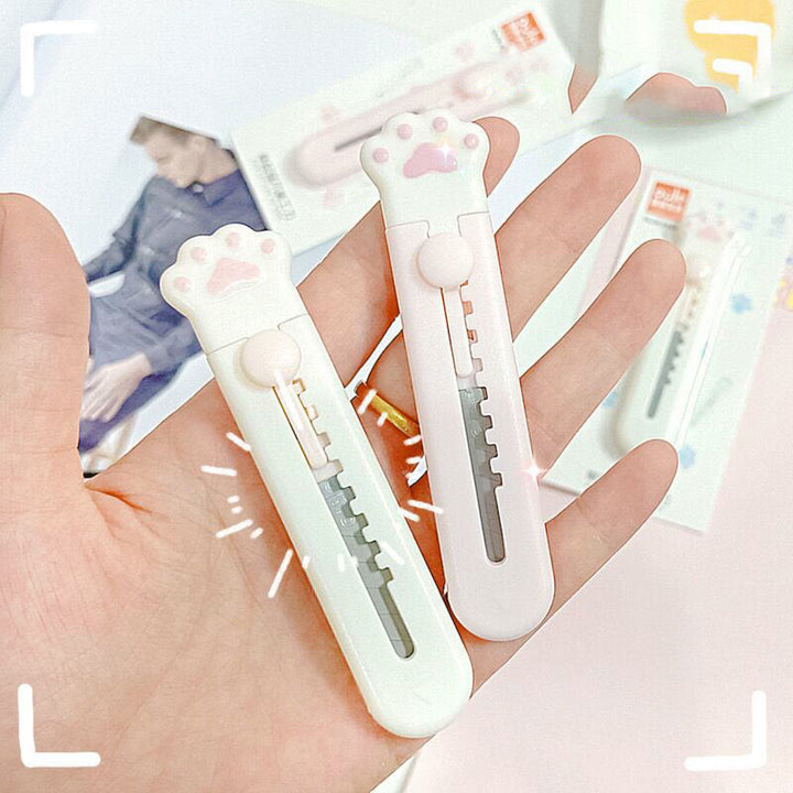 Express Cute Cat Claw Mini Pocketknife For Scrapbooking