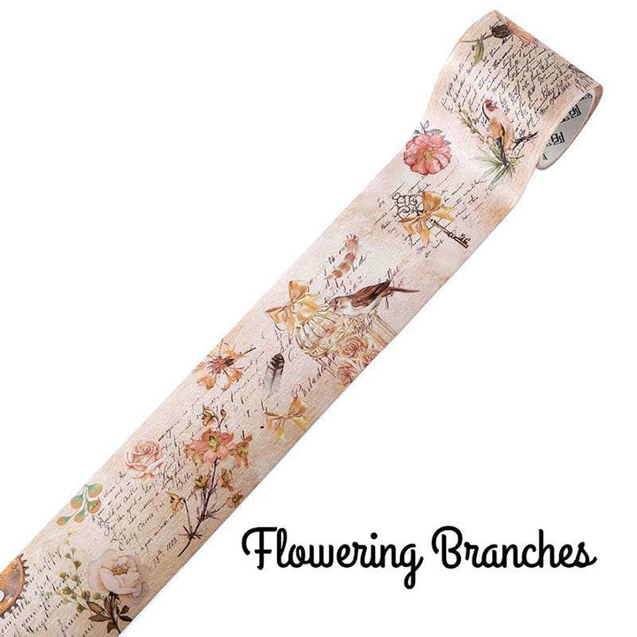 Wonderland of Flowers Series 8 Styles Retro Floral Tape Scrapbook Decorative