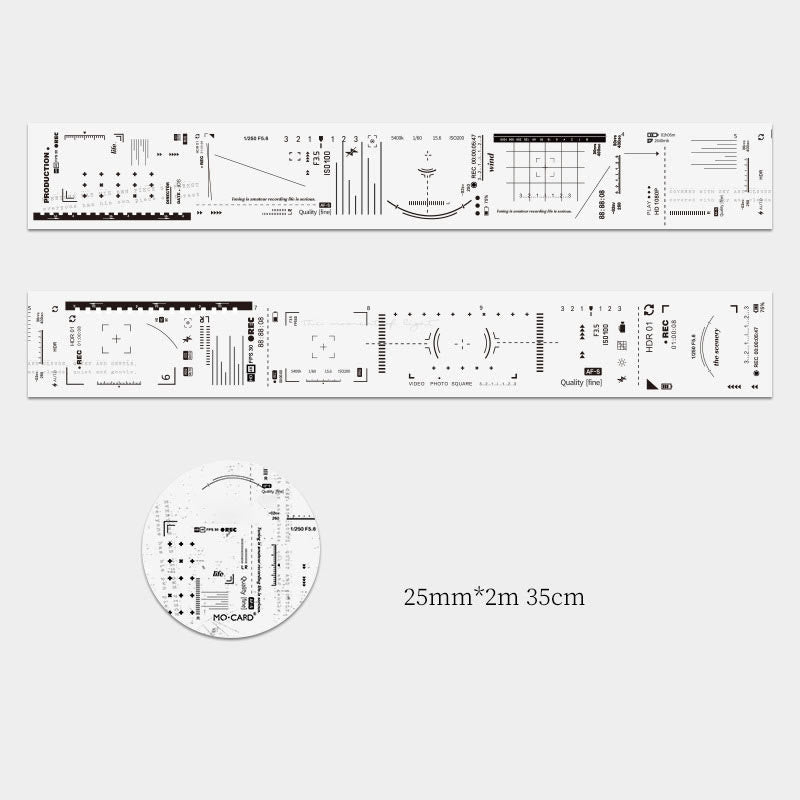 Art Flim Series Roller Stickers Flim Strip Border Roll PET Tape