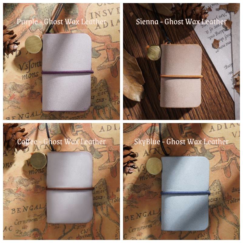 Genuine Leather Cover Handmade Mini Notebook Scrapbook