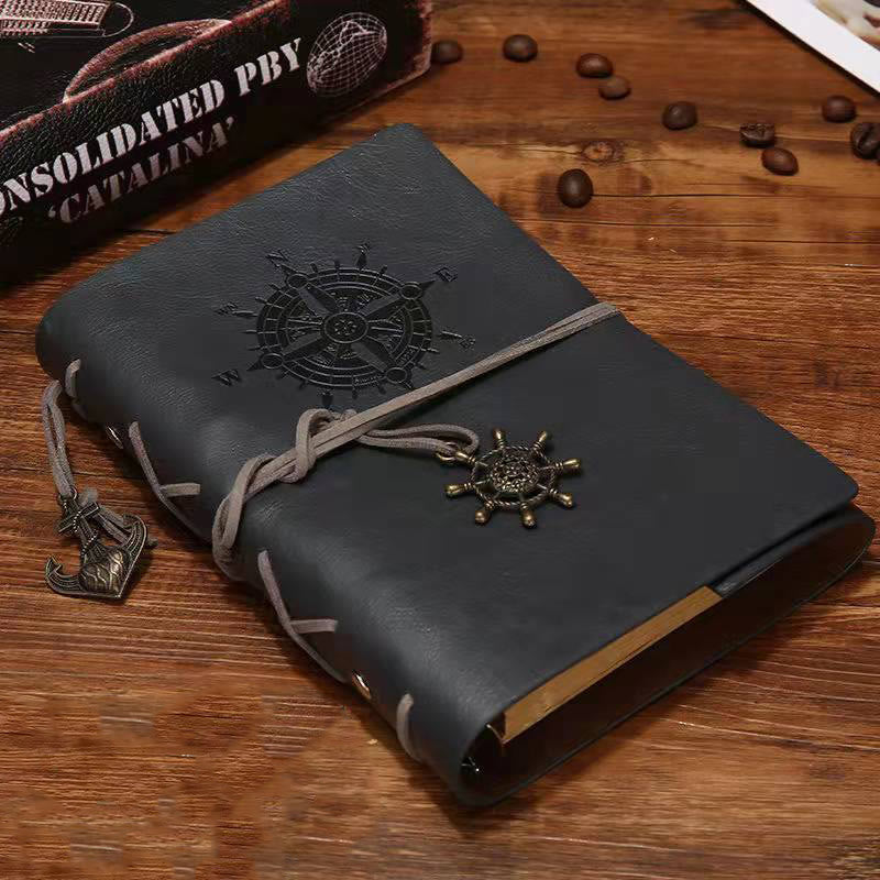 Retro Sailing Refillable Notebook 6 Ring Binder Notebook Journal