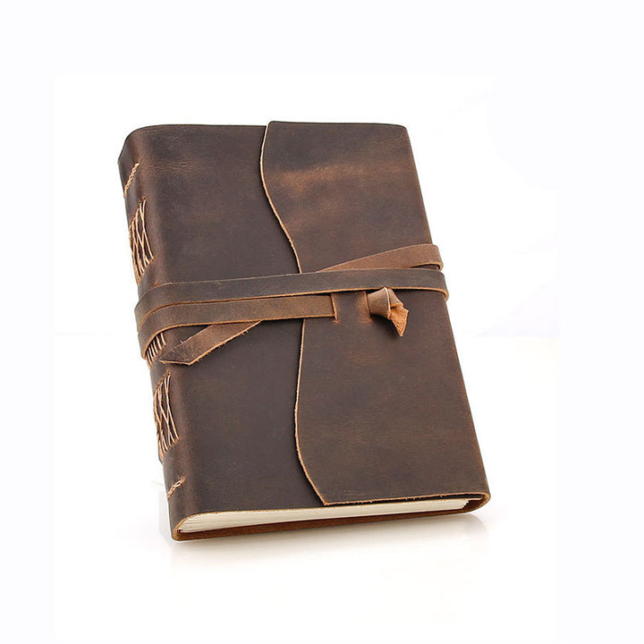 Retro Softcover Leather Journal 320 Pages Handmade Notebook