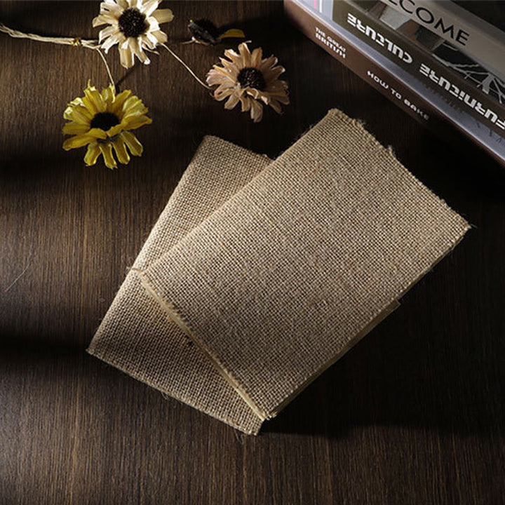 Handmade Linen Notebook Blank Inner Page Journal