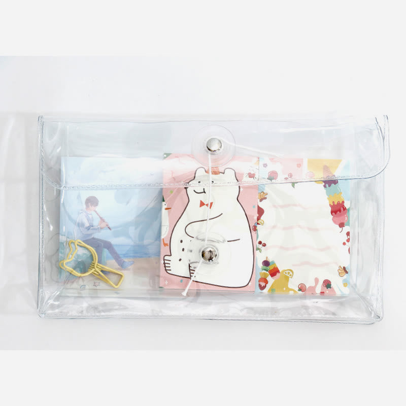 Clear Small Pouch Bag PVC Waterproof Cosmetics Storage Bag