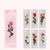 Transparent Elegant Floral Bookmark Waterproof Pet Book Decor