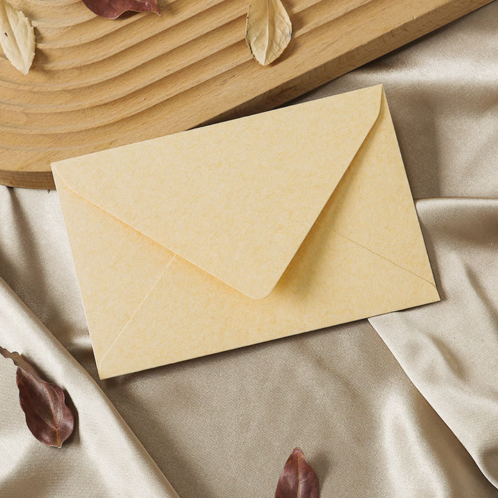 Plain Color Paper Envelopes With Seal Sticker For Mail Letter