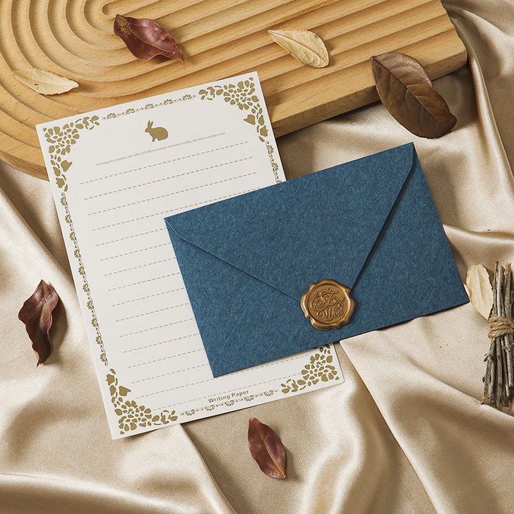 Plain Color Paper Envelopes With Seal Sticker For Mail Letter