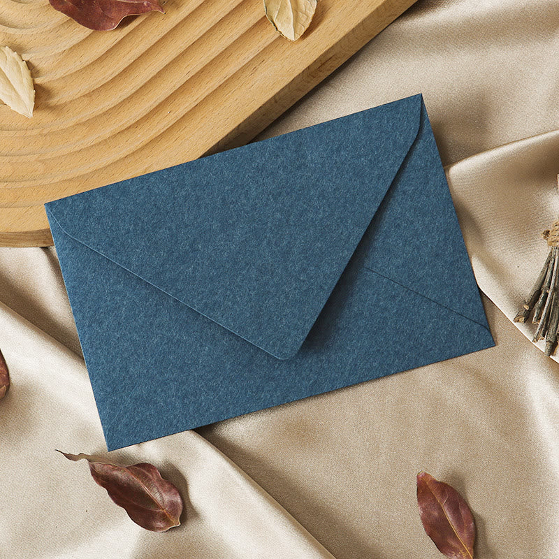 Plain Color Paper Envelopes With Seal Sticker For Mail Letter