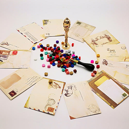 12pcs Vintage Mini Envelope Set For Kids Mail Letter