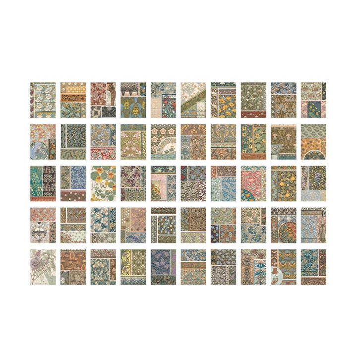 Vintage Paper Set Decorative Wind Of Flower Backing Paper