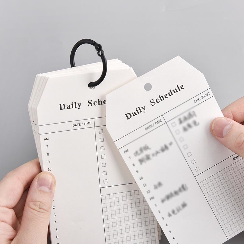 Daily Planner List Paper Set Decorative Backing Paper