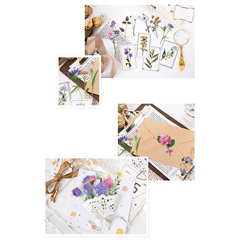 Romatic Sea of Flowers Series PET Stickers DIY Journal Sticker Pack