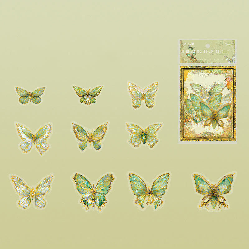 Creative 3D Butterfly Laser Sticker Pack 20Pcs PET Butterflies Stickers