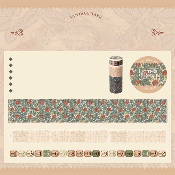 Decorative Old Courtyard Tape Retro DIY Scrapbook Decor